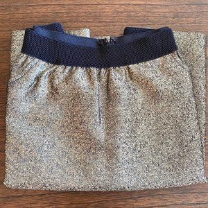 EUC Cynthia Rowley Metallic Sidewalk Skirt